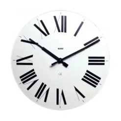 Alessi - klassisk vægur Firenze - Hvid