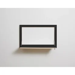 Ambivalenz - Fläpps - Vægskrivebord - Secretary - Sort - 80x50 cm