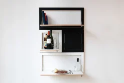 Ambivalenz - Fläpps Hylde - 40 x 40 cm - Sort