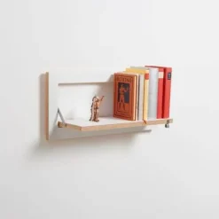 Ambivalenz - Fläpps Hylde - 60 x 27 cm - Hvid