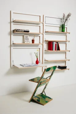 Ambivalenz - Fläpps Hylde - 80 x 80 cm - Sort birk