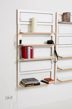 Ambivalenz - Fläpps Hylde - 80 x 80 cm - Sort birk