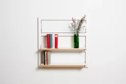 Ambivalenz - Fläpps Hylde - 80 x 80 cm - Sort birk