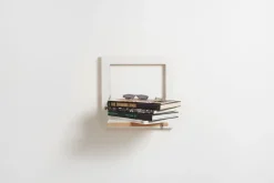 Ambivalenz - Fläpps Hylde - 40 x 40 cm - Hvid