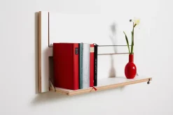 Ambivalenz - Fläpps Hylde - 80 x 40 cm - Sort birk