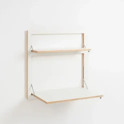 Ambivalenz - Vægskrivebord - Fläpps Secretary - Hvid - 80x80 cm