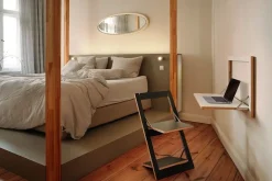 Ambivalenz Fläpps - Vægskrivebord - Secretary - Sort - 100x60 cm