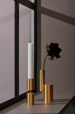 Applicata - Balance Lysestage/vase - Messing