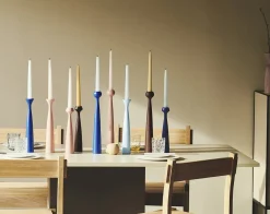 Applicata - Lysestage - Blossom - Lily - Smoked Oak/Eg