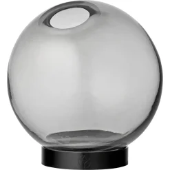 AYTM - Globe vase med fod - Large - Sort