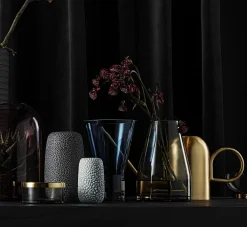 AYTM - Vase - Spatia - Sort glas