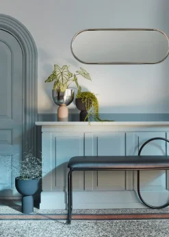 AYTM - Vase - Torus - Black/Black - H30 cm