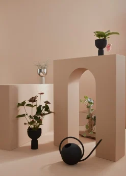 AYTM - Vase - Torus - Black/Black - H30 cm