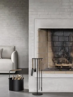 Blomus - brændekurv ASHI - sort