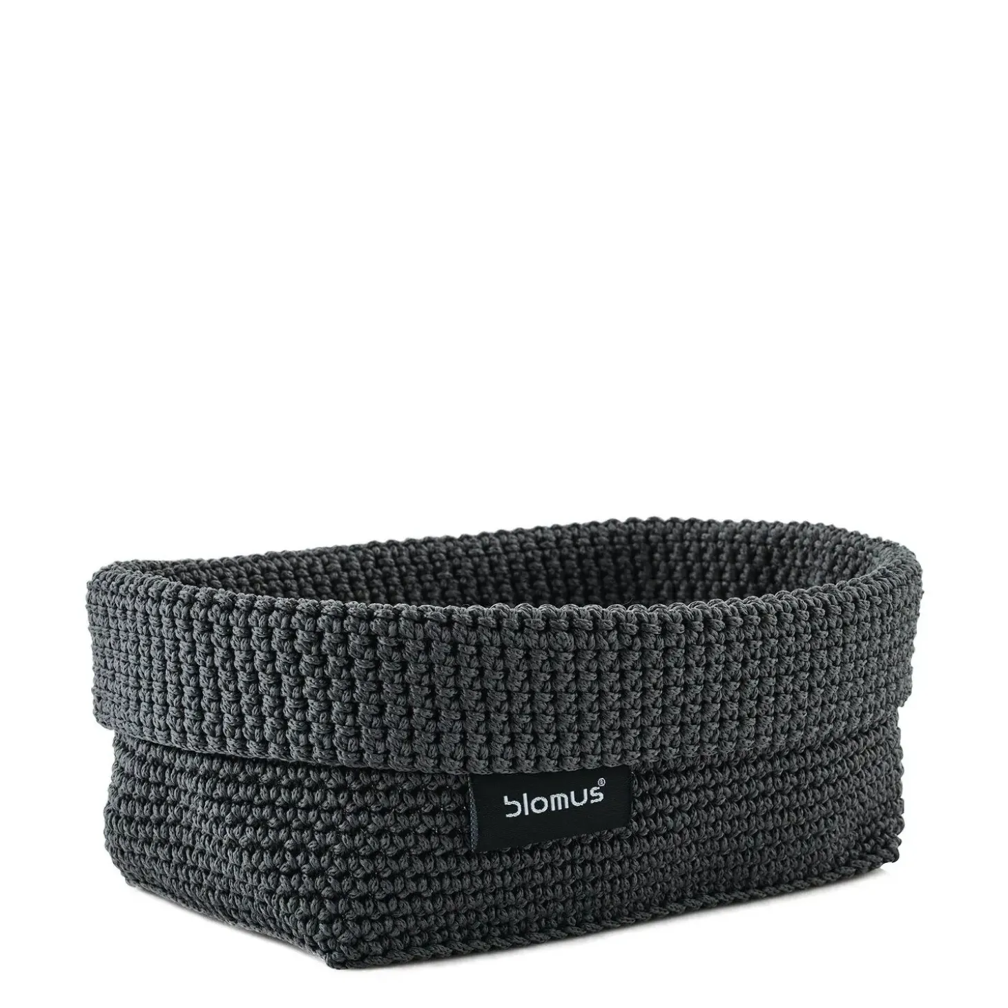 Blomus - Crochet Robe Basket - Anthracite - TELA