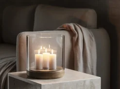 Blomus - Hurricane Lamps XL - Oak - LANTO