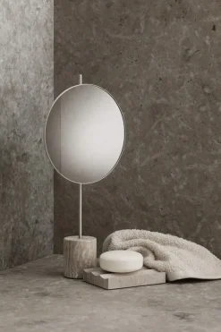 Blomus - Lamura marmor makeup spejl - Mourning Dove