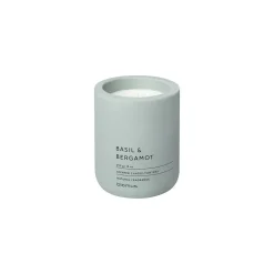 Blomus - Scented Candle - Basil & Bergamot - Pine Gray - FRAGA