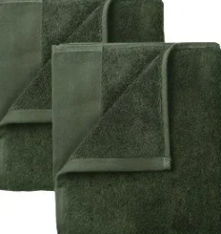Blomus - Set of 2 Guest Hand Towels, 30 x 50 cm Agave Green - RIVA -