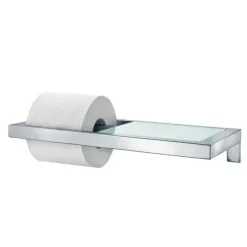 Blomus - Toilet Paper Holder with glass shelf - matt - MENOTO