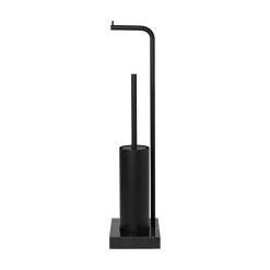 Blomus - Toilet Paper Holder and Brush - Black - MODO