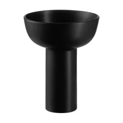 Blomus - Vase - H 21 cm, Ø 17 cm - Black - MIYABI
