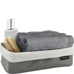 Blomus opbevaringskurv - ARA circular basket large i sand/taupe