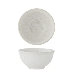 Bloomingville - Addison Skål, Hvid, Stentøj