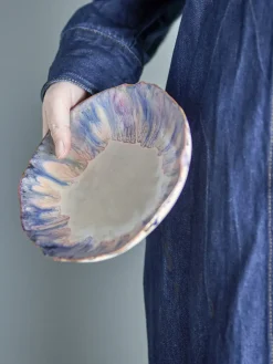 Bloomingville - Amalia Skål, Blå, Stentøj