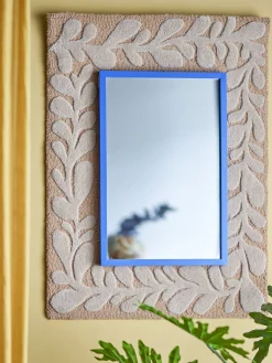 Bloomingville - Atle Vægspejl, Blå, MDF