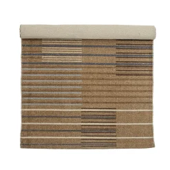Bloomingville - Boon Tæppe, Brun, Bomuld