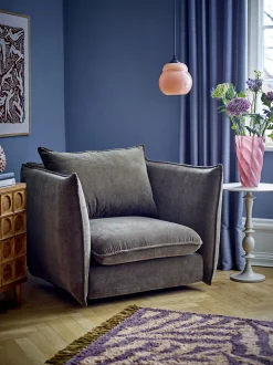 Bloomingville - Callo Vase, Rosa, Glas