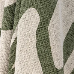 Bloomingville - Dalmine Plaid, Grøn, Genanvendt Bomuld