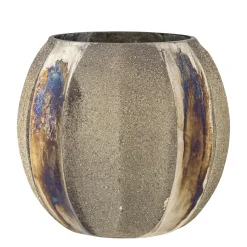 Bloomingville - Felecia Fyrfadsstage, Guld, Genanvendt Glas