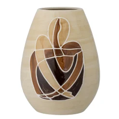 Bloomingville - Jona Vase, Brun, Stentøj