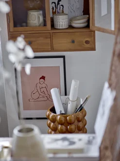 Bloomingville - Jona Vase, Brun, Stentøj