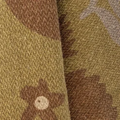 Bloomingville - Lark Plaid, Gul, Genanvendt Bomuld