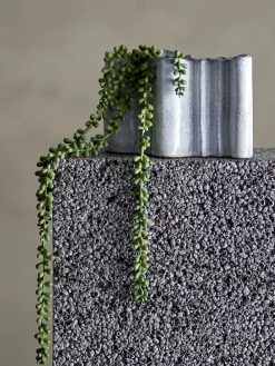 Bloomingville - Lindae Vase, Blå, Stentøj