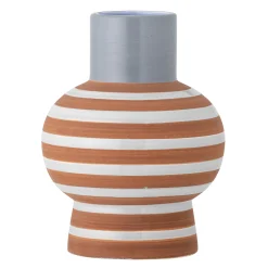 Bloomingville - Lindir Vase, Blå, Stentøj