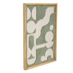 Bloomingville - Longton Vægdekoration, Grøn, Uld, 66x46 cm