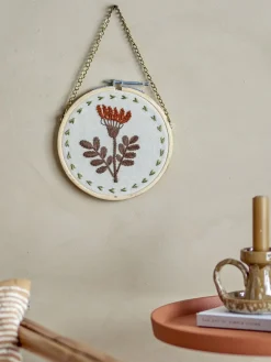 Bloomingville - Maidstone Vægdekoration, Brun, Bomuld