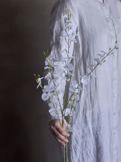 Bloomingville - Orchid Kunstig stilk - Hvid, Plastik