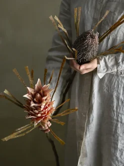 Bloomingville - Palmflower Kunstig stilk - Brun, Plastik