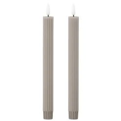 Bloomingville - Ponza LED Lys, Natur, Parafin