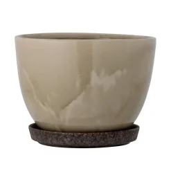 Bloomingville - Ritva Urtepotteskjuler, Brun, Stentøj