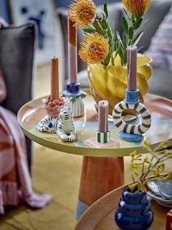 Bloomingville - Rory Lysestage, Hvid, Stentøj