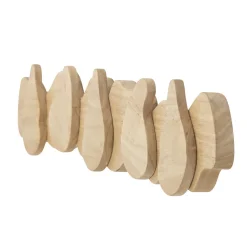 Bloomingville - Ross Knagerække, Natur, Gummitræ - 70 cm