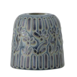 Bloomingville - Samsin Lysestage, Blå, Stentøj