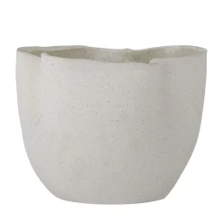 Bloomingville - Sanam Urtepotteskjuler, Hvid, Stentøj