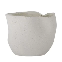 Bloomingville - Sanam Urtepotteskjuler, Hvid, Stentøj